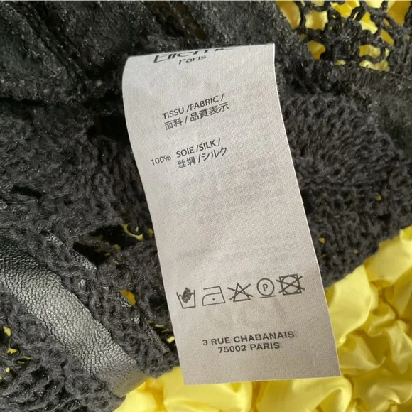 Elleme Paris Elegant Black Lace Women's Top - Picture 6 of 6